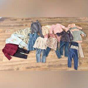 24 month/2T girls clothing lot for fall and winter